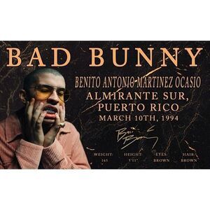 Bad Bunny Collectible Fake ID Novelty Card